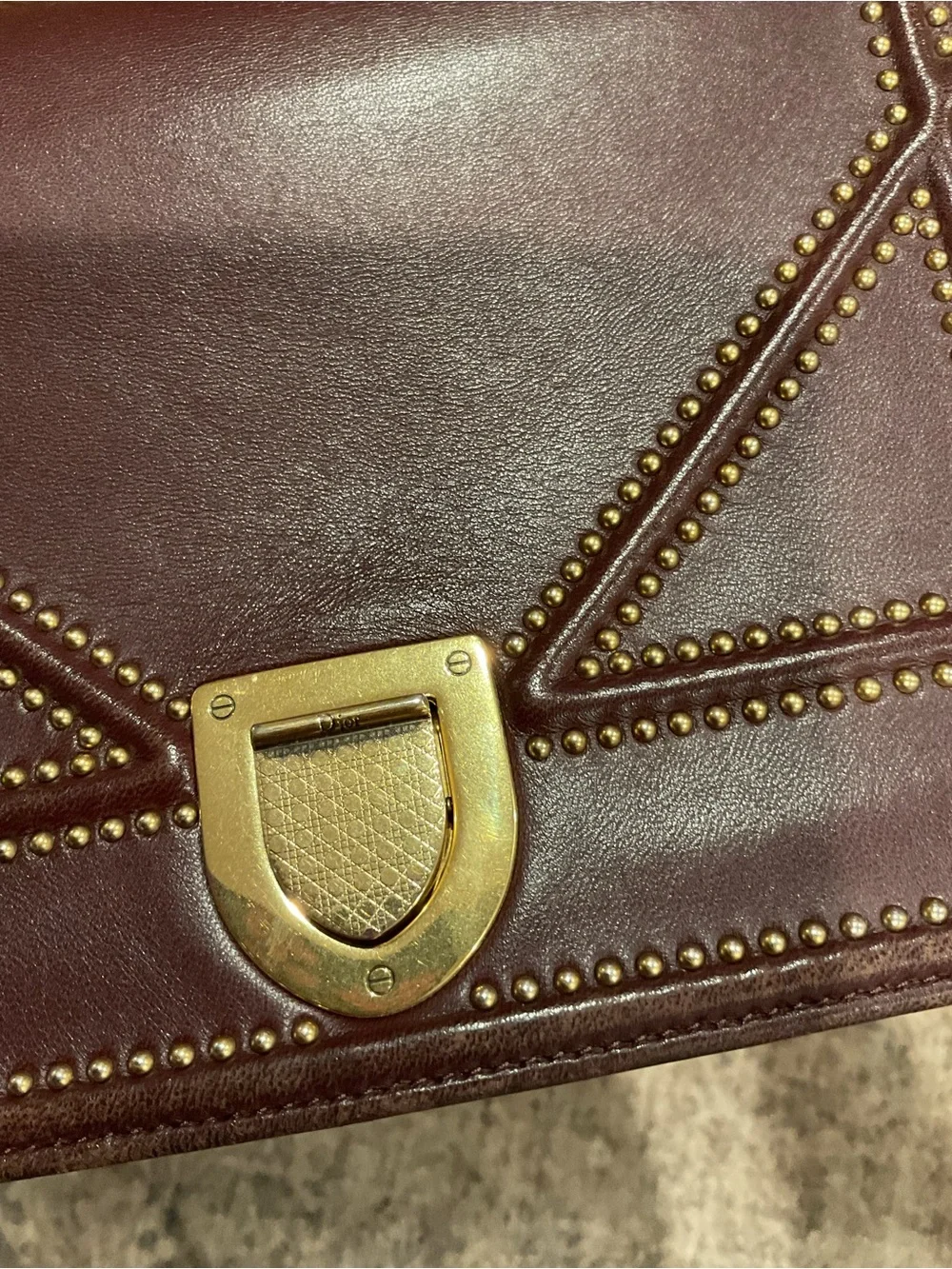 Dior structured crossbody